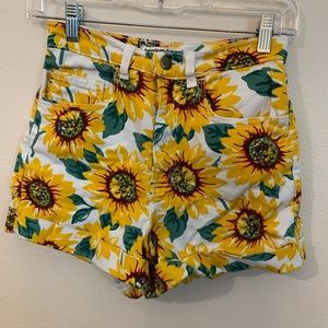 American Apparel Sunflower Shorts
